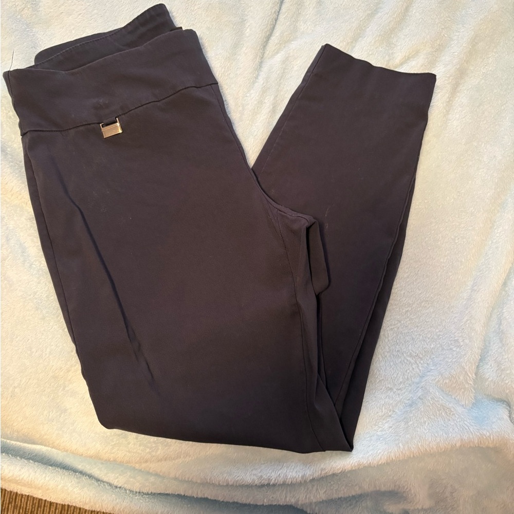 Alfani Pull on Pant Size 10 P Short  with Silver Accent. Great condition !